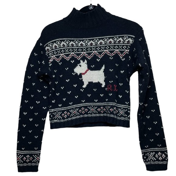 Ralph Lauren Other - Vintage RALPH Ralph Lauren Girls Scottie Dog Cropped Sweater